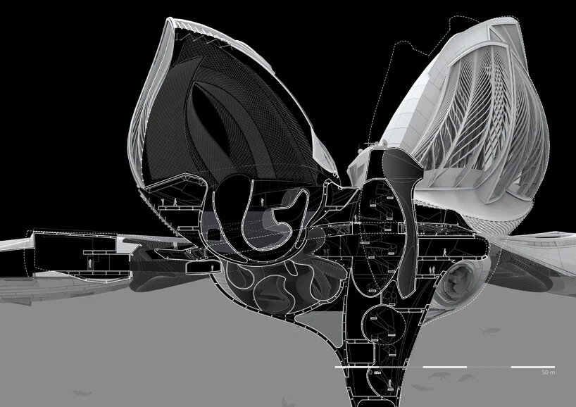 lenka petráková 设计的第八大陆是一个漂浮站概念，旨在清理我们的海洋