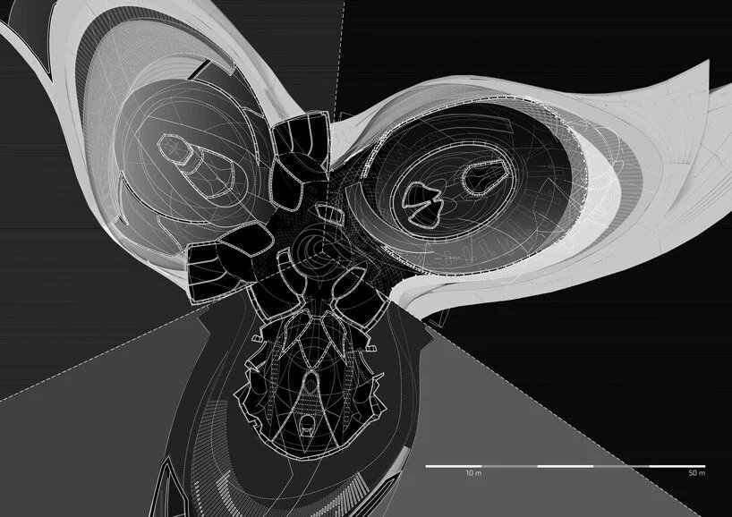 lenka petráková 设计的第八大陆是一个漂浮站概念，旨在清理我们的海洋