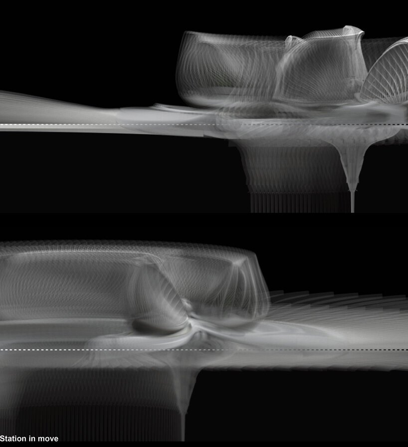 lenka petráková 设计的第八大陆是一个漂浮站概念，旨在清理我们的海洋