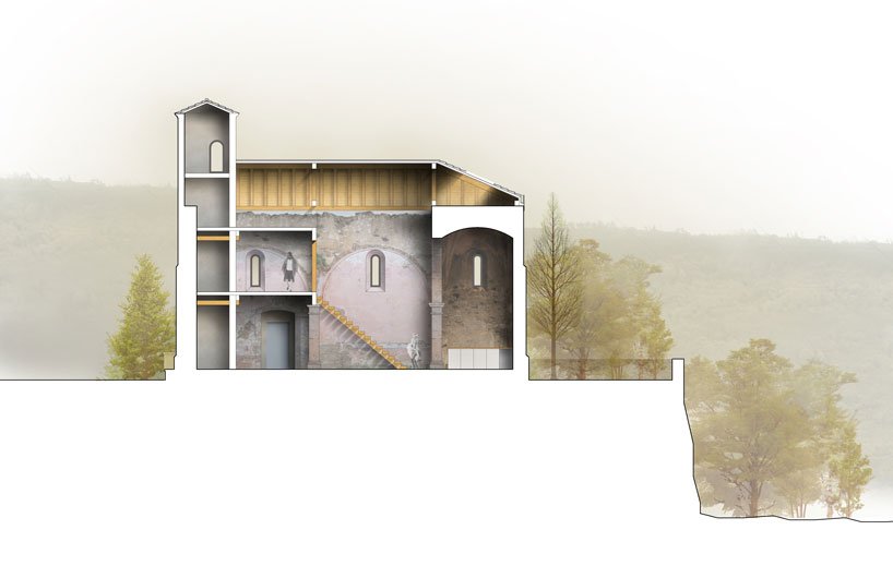 塔斯教堂对西班牙一座废弃的文艺复兴时期教堂进行了精心翻修