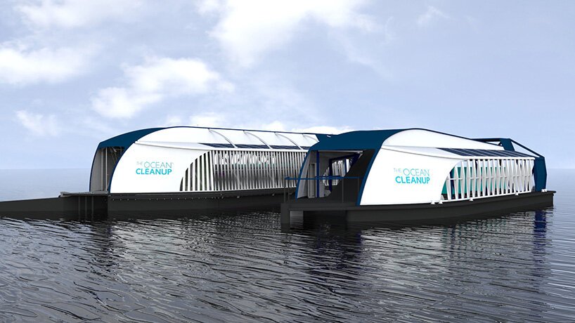 the ocean cleanup prepares production of floating garbage trucks to clean polluted rivers