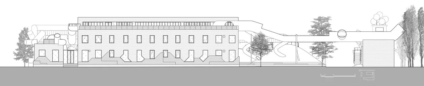 WAA 将 1970 年的北京仓库改造成儿童体验式游乐场