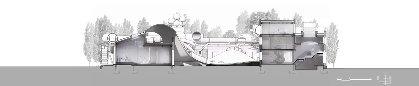 WAA 将 1970 年的北京仓库改造成儿童体验式游乐场