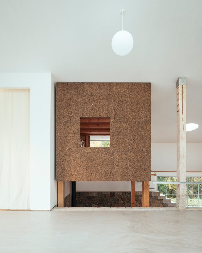 thomas randall-page turns an agricultural barn into a studio for his sculptor father in rural devon