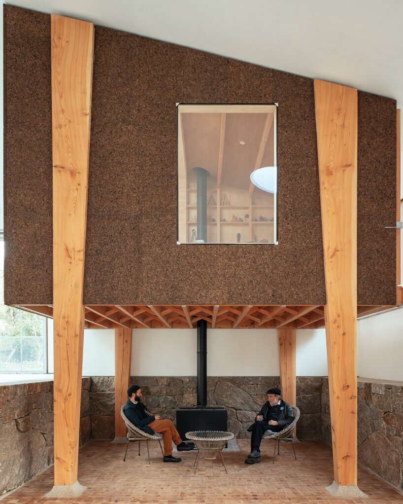 thomas randall-page turns an agricultural barn into a studio for his sculptor father in rural devon