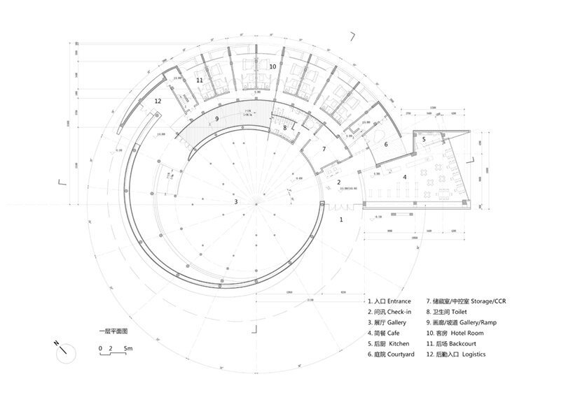 SYN 建筑事务所的发光天罡艺术中心呈现出单一的姿态曲线 SYN 建筑事务所的发光天罡艺术中心呈现出单一的姿态曲线