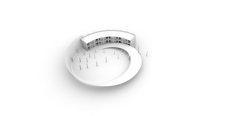 SYN 建筑事务所的发光天罡艺术中心呈现出单一的姿态曲线 SYN 建筑事务所的发光天罡艺术中心呈现出单一的姿态曲线