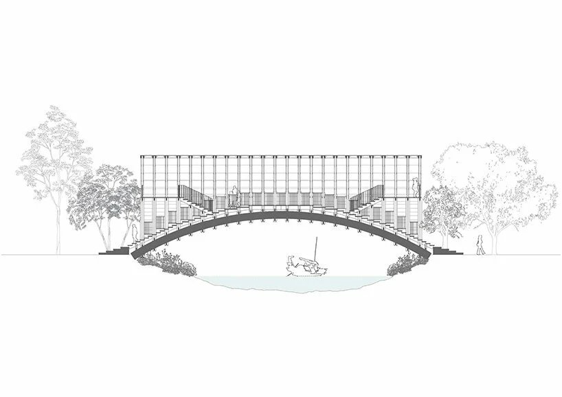 罗工作室在中国挤压拱形木桥，振兴传统乡村文化