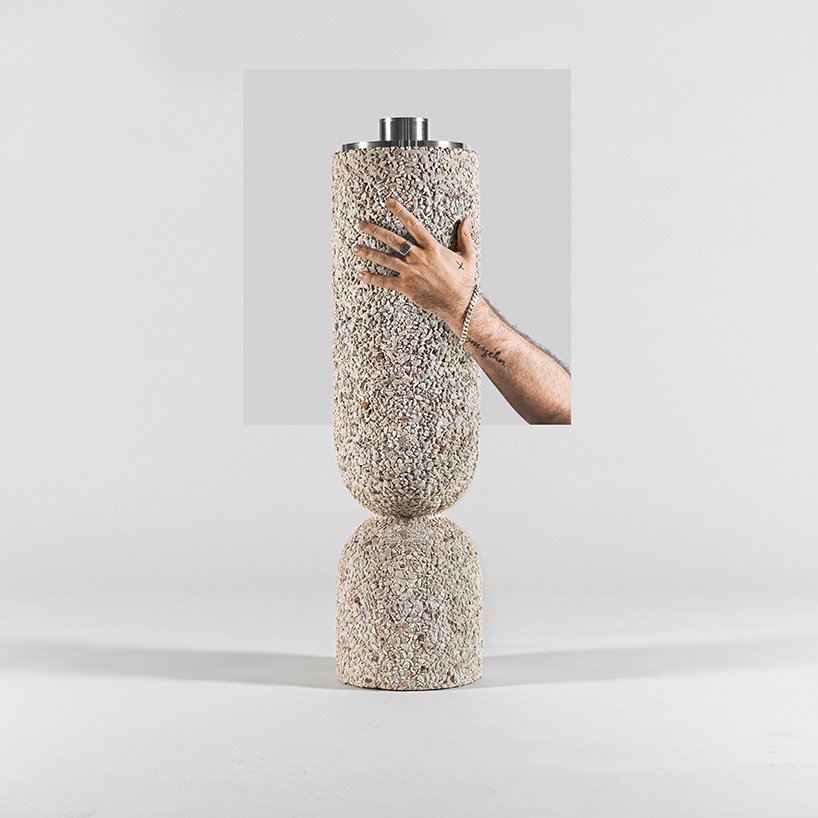 VAUST 工作室的骨料混凝土和原铝模板室内雕塑系列