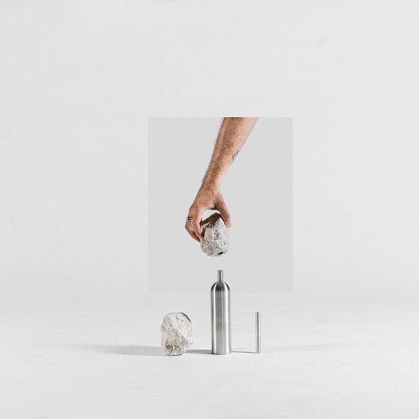 VAUST 工作室的骨料混凝土和原铝模板室内雕塑系列