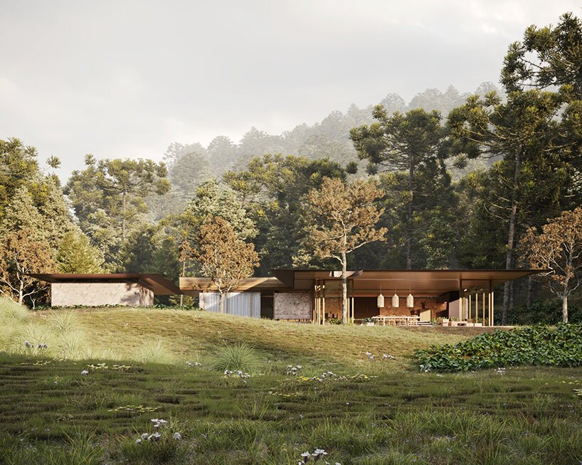 victor ortiz 将他的 umuarama 住宅融入圣保罗郊外的景观中