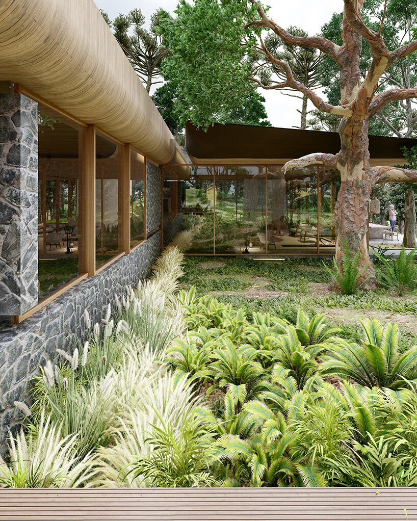 victor ortiz 将他的 umuarama 住宅融入圣保罗郊外的景观中