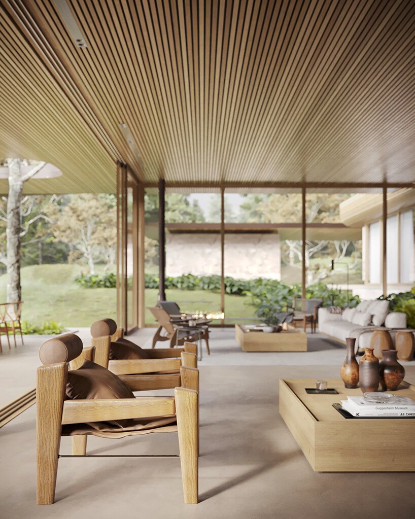 victor ortiz 将他的 umuarama 住宅融入圣保罗郊外的景观中