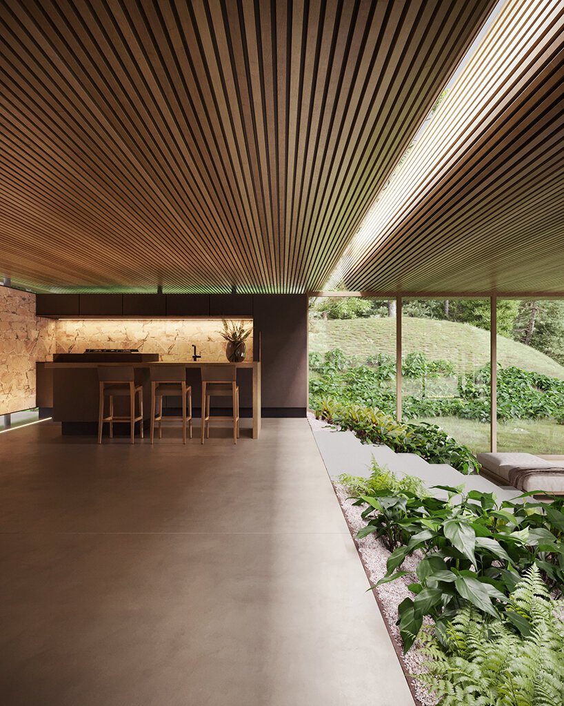 victor ortiz 将他的 umuarama 住宅融入圣保罗郊外的景观中