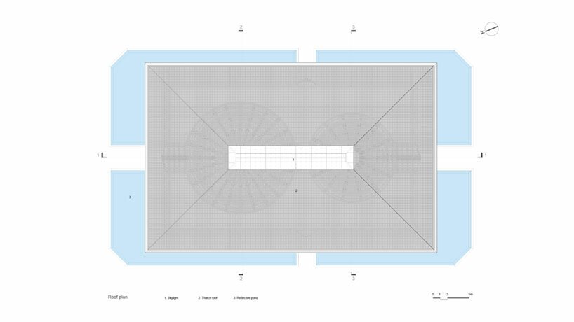 观看 VTN 错综复杂的竹制迎宾中心以其雕塑般的拱顶过滤阳光