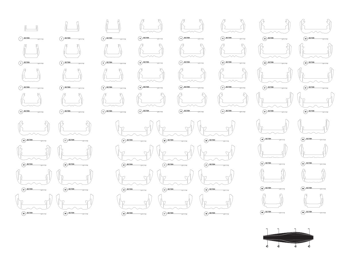 volkan alkanoglu 从造船业中汲取灵感，建造了起伏的木质“漂流”桥