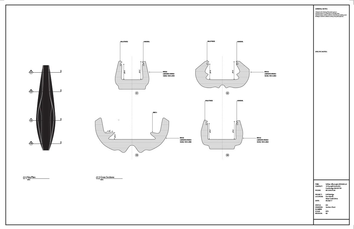 volkan alkanoglu 从造船业中汲取灵感，建造了起伏的木质“漂流”桥