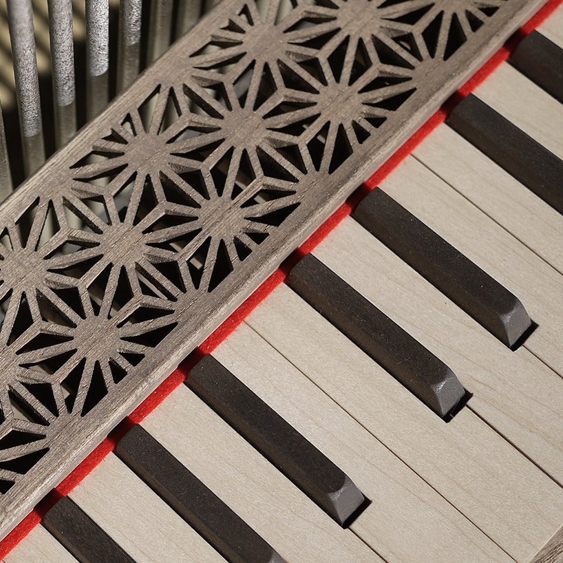 雅马哈设计实验室将玩具钢琴重新打造为传统的日本家具 雅马哈设计实验室将玩具钢琴重新打造为传统的日本家具