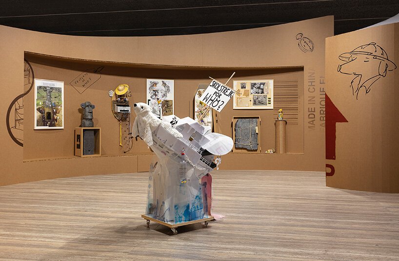 simon fujiwara 在米兰普拉达基金会展示 who the bær