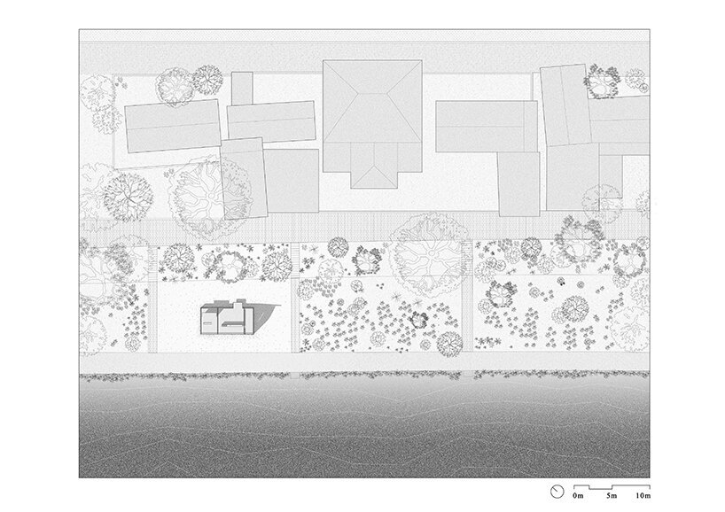 LIN 建筑事务所的木亭是一个可以坐下、冥想和凝视的地方