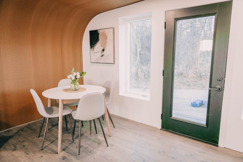 缅因州世界上第一个 100% 生物基 3D 打印房屋是用锯末和玉米建造的