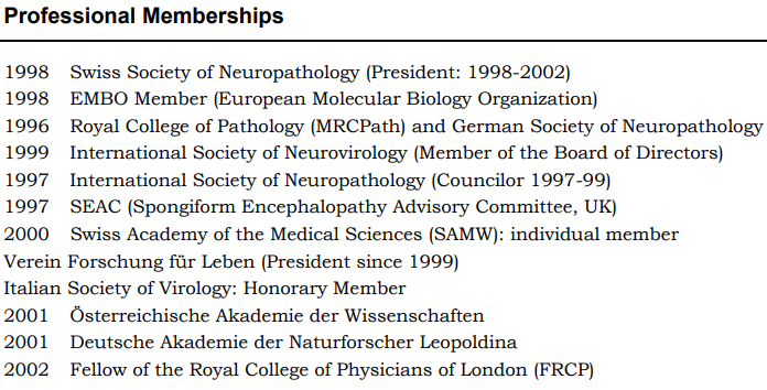 瑞士苏黎世大学医学院 Adriano Aguzzi 教授 9 篇论文涉嫌学术不端