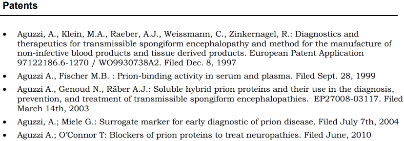 瑞士苏黎世大学医学院 Adriano Aguzzi 教授 9 篇论文涉嫌学术不端