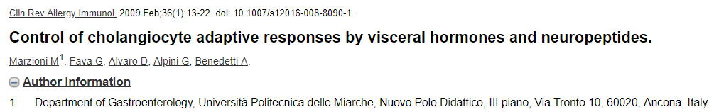 Antonio Benedetti 教授 37 篇署名文章被质疑学术不端