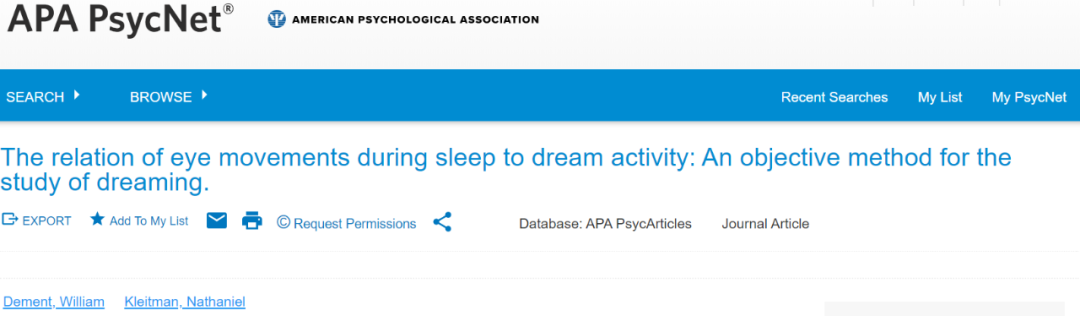 缅怀 William Charles Dement——睡眠治疗之父 缅怀 William Charles Dement——睡眠治疗之父