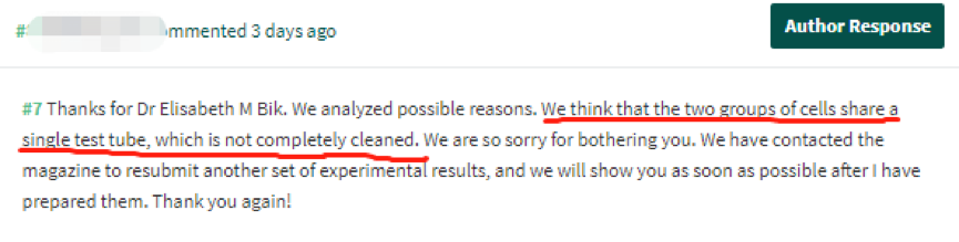 流式图散点分布极度相似被质疑造假 论文作者回应称:试管没洗干净 流式图散点分布极度相似被质疑造假 论文作者回应称:试管没洗干净