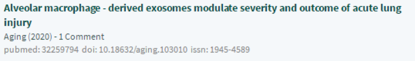 Aging 已被篇学术打假人 ” 重点关注 ” 多篇中国学者论文被指存在问题