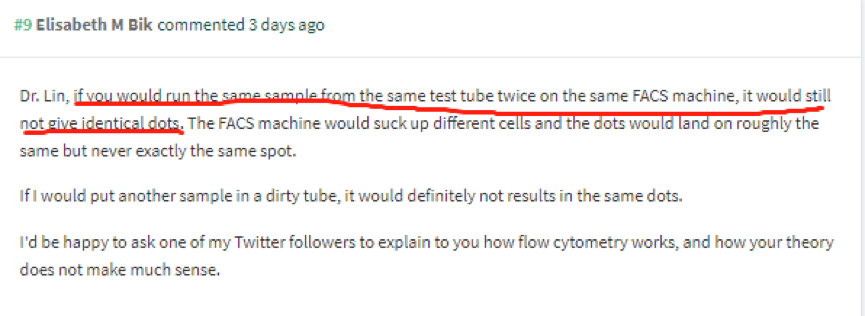 流式图散点分布极度相似被质疑造假 论文作者回应称:试管没洗干净 流式图散点分布极度相似被质疑造假 论文作者回应称:试管没洗干净