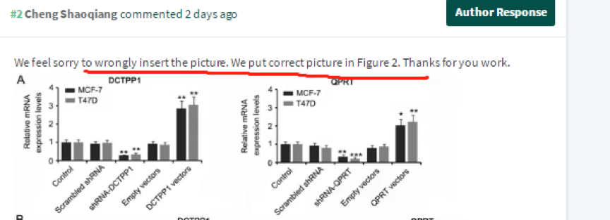 Aging 已被篇学术打假人 ” 重点关注 ” 多篇中国学者论文被指存在问题