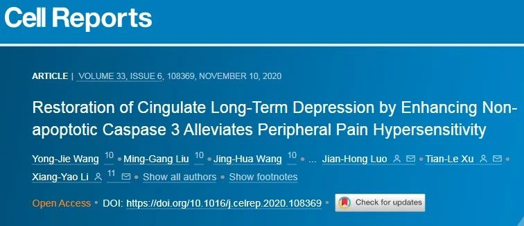 浙江大学一月内连续发表 5 篇神经科学领域高水平的论文（Neuron\NC\Cell Reports）