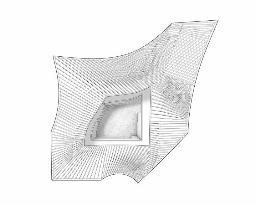 年轻的项目在其“casa las olas”休养屋顶部设有起伏的屋顶 年轻的项目在其“casa las olas”休养屋顶部设有起伏的屋顶