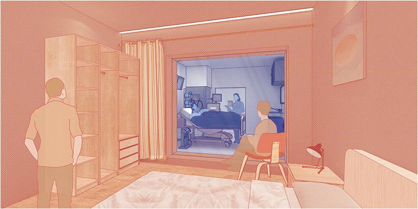 “生病期间的家”将医院设施内的亲密家庭环境融为一体 “生病期间的家”将医院设施内的亲密家庭环境融为一体