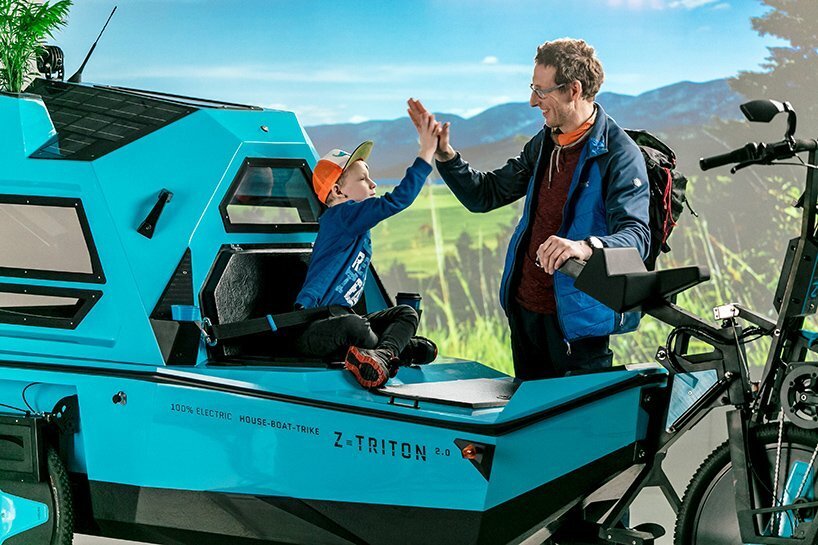 Z-triton 推出电动露营车、三轮车和船组合的上市版本 Z-triton 推出电动露营车、三轮车和船组合的上市版本