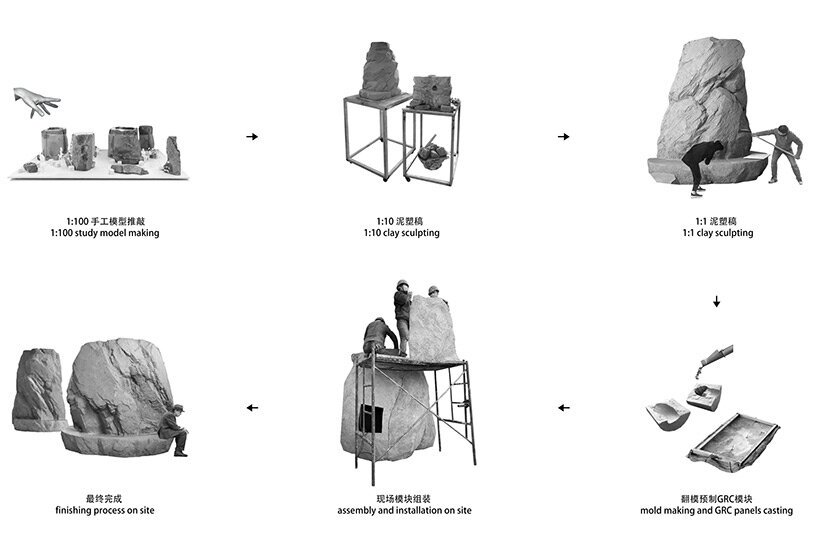 蓝色的。建筑工作室将自然融入佐莱主义甜点咖啡馆,中国 蓝色的。建筑工作室将自然融入佐莱主义甜点咖啡馆,中国