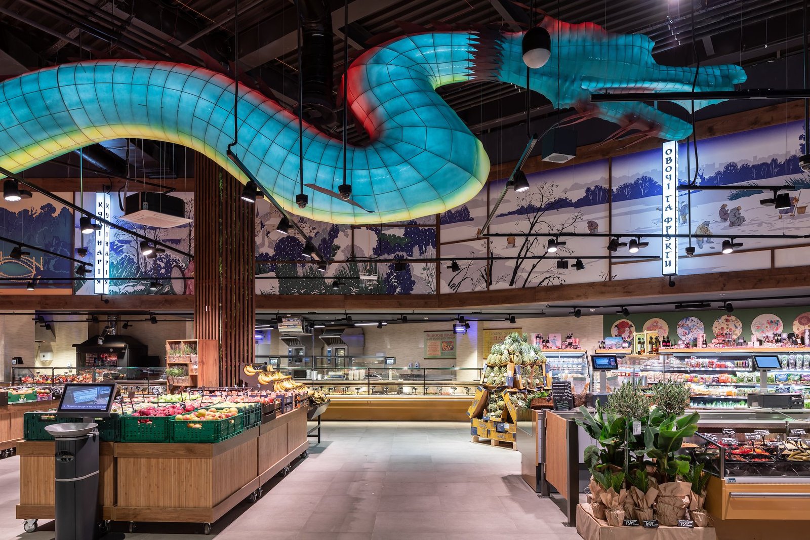 SILPO 超市日式氛围由 Sasha Fedorenko 商业室内设计 SILPO 超市日式氛围由 Sasha Fedorenko 商业室内设计