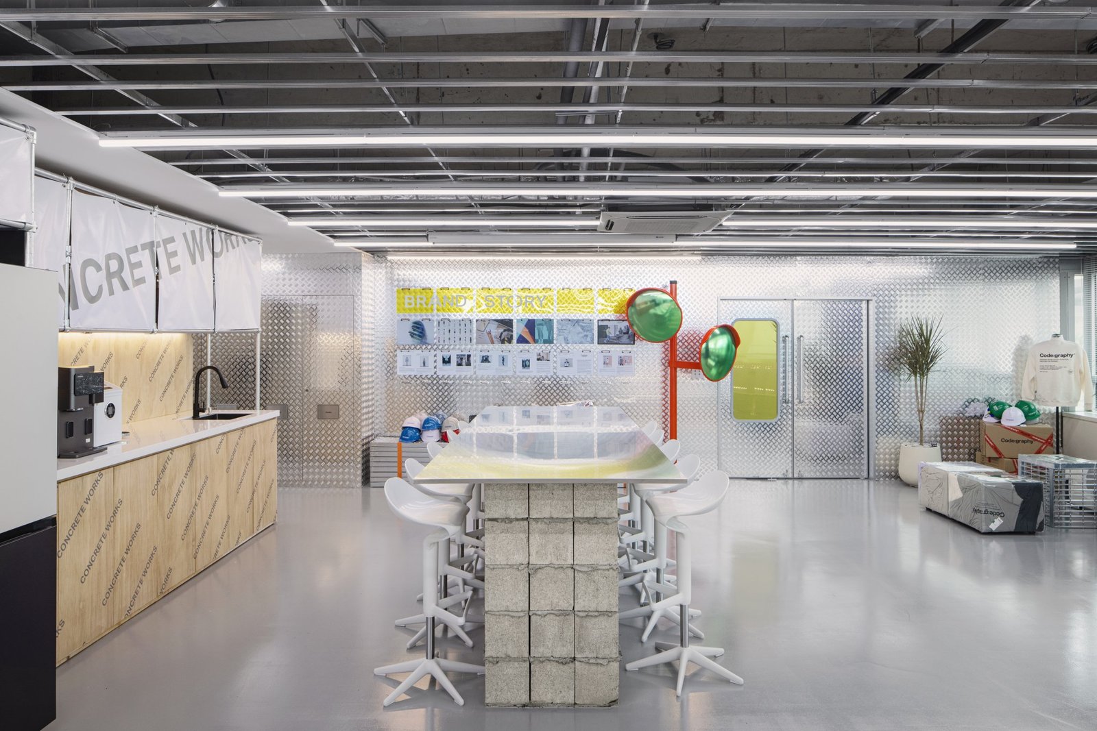 混凝土工程办公室 - 焕发出独特的街头氛围