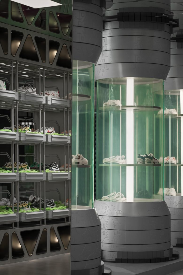 ALL DESIGN STUDIO 设计的“未来实验室”鞋店