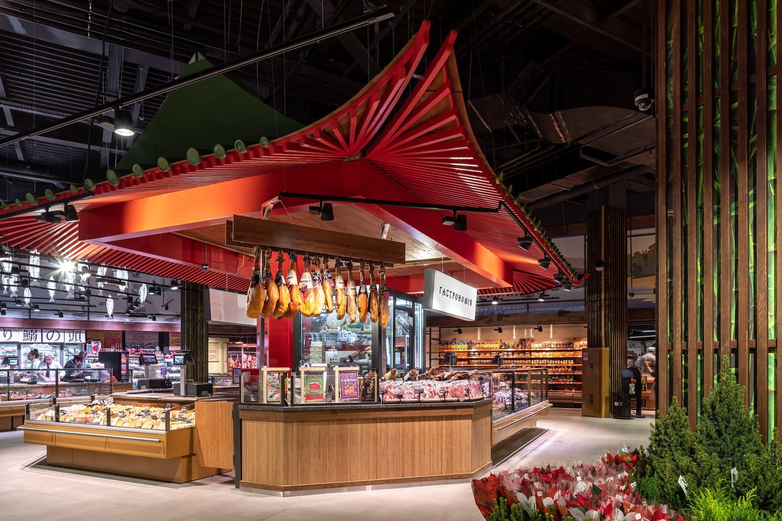 SILPO 超市日式氛围由 Sasha Fedorenko 商业室内设计 SILPO 超市日式氛围由 Sasha Fedorenko 商业室内设计