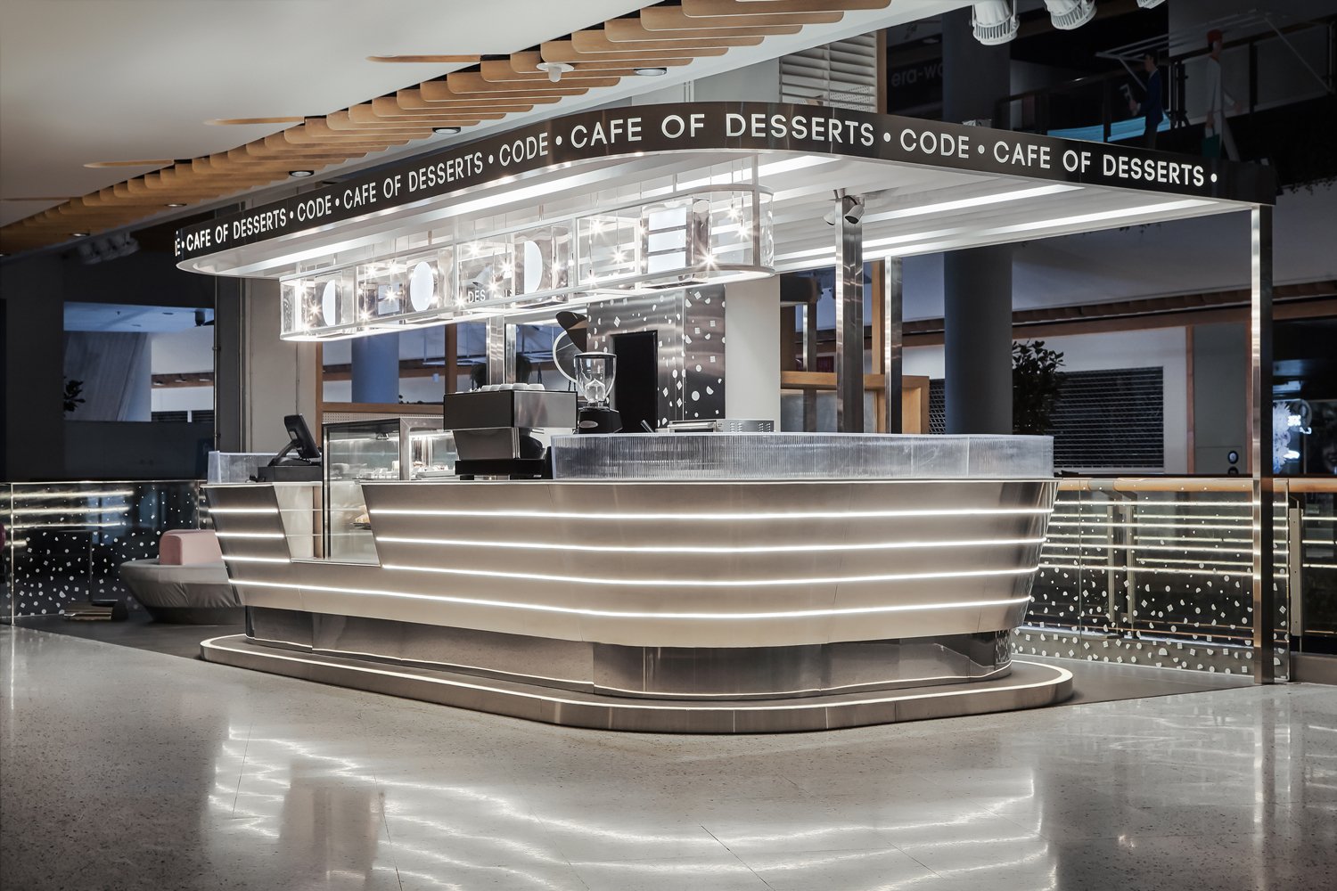 Taste Space 设计的 C O D E（甜点爱好者咖啡馆）