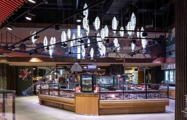 SILPO 超市日式氛围由 Sasha Fedorenko 商业室内设计 SILPO 超市日式氛围由 Sasha Fedorenko 商业室内设计