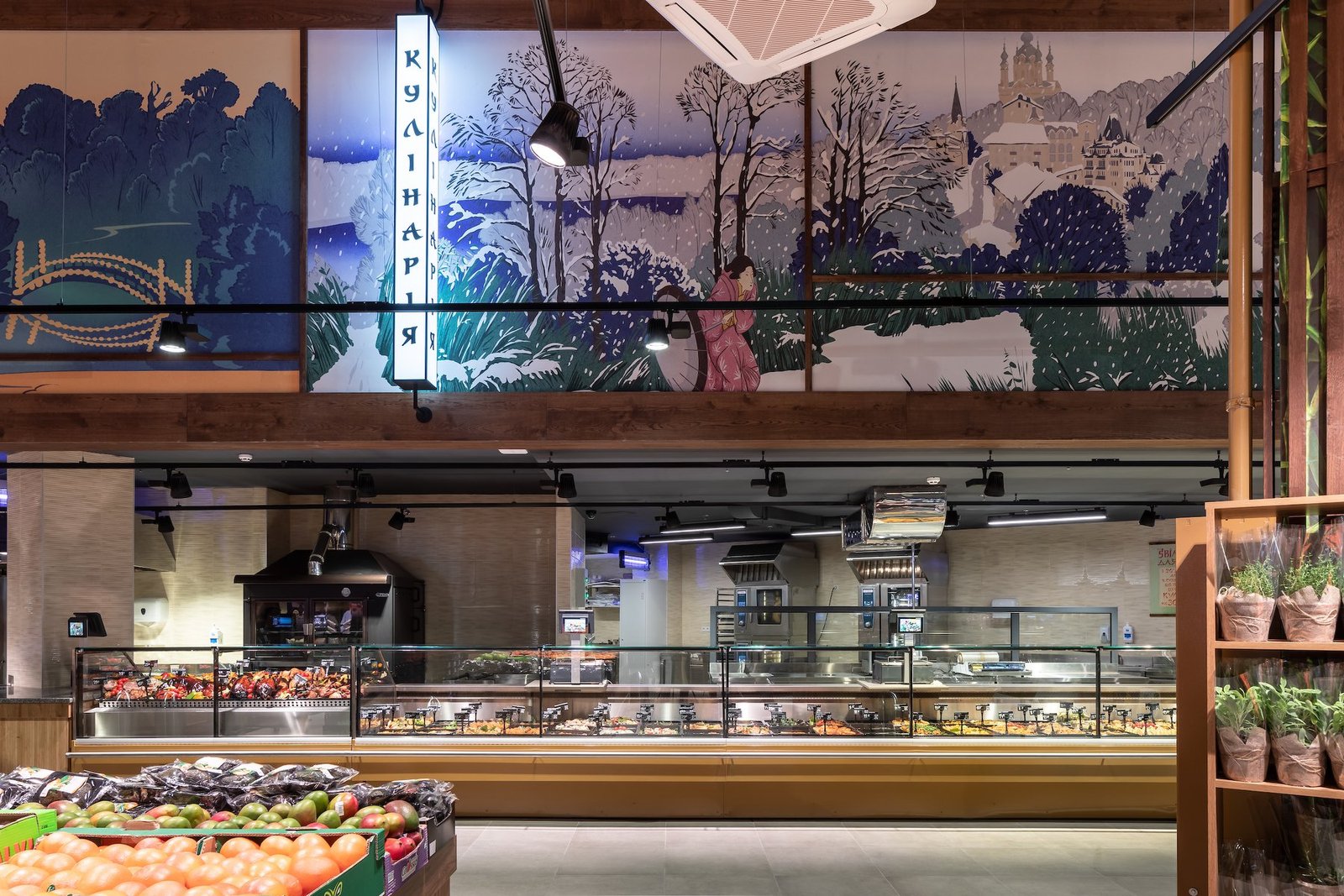 SILPO 超市日式氛围由 Sasha Fedorenko 商业室内设计 SILPO 超市日式氛围由 Sasha Fedorenko 商业室内设计