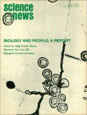 1973 年 7 月 21 日《科学新闻》的封面