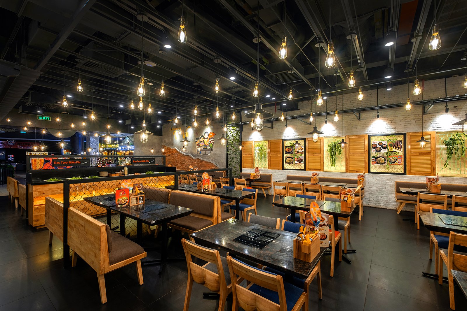 “LẨU BÒ SÀI GÒN”– SAIGON 牛肉火锅餐厅,由 Kingsmen Vietnam Co. Ltd 设计,胡志明市 – 越南 “LẨU BÒ SÀI GÒN”– SAIGON 牛肉火锅餐厅,由 Kingsmen Vietnam Co. Ltd 设计,胡志明市 – 越南