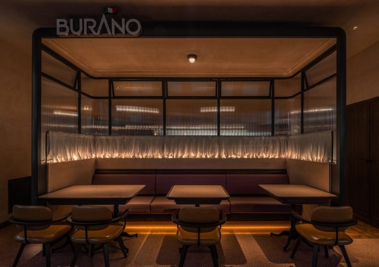 明城商城的 BURANO 意大利餐厅——多款简约设计