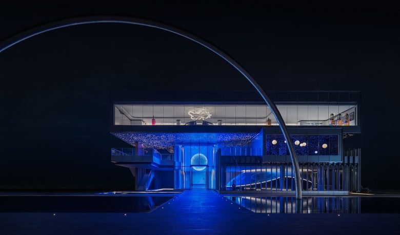 保利丰盛销售中心天际线花园，T.K. 楚设计