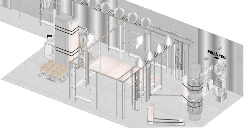 PEU À PEU 由 Sò Studio 设计
